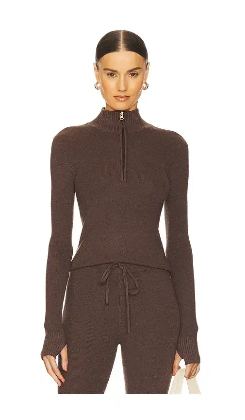 WellBeing + BeingWell Chalet Half Zip Pullover