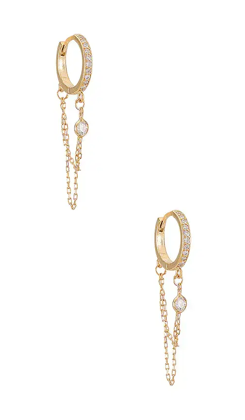 Natalie B Jewelry Reese Huggy Hoop Earring