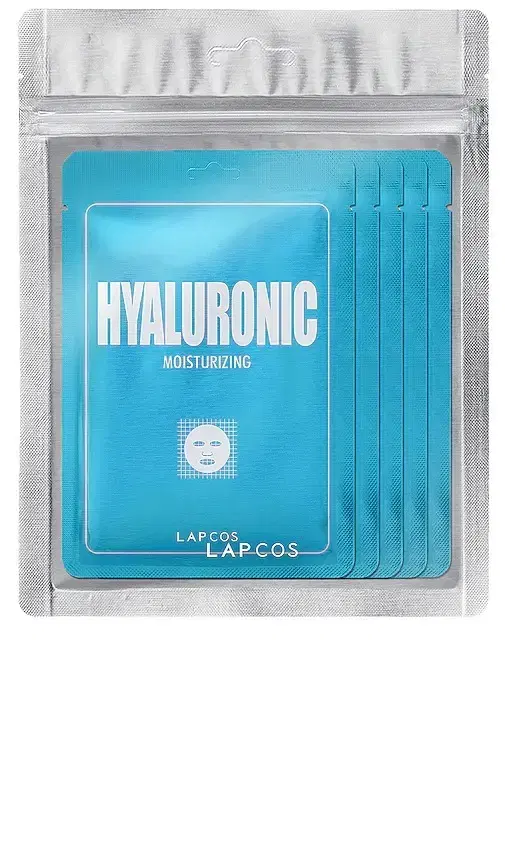 LAPCOS Hyaluronic Derma Mask 5 Pack