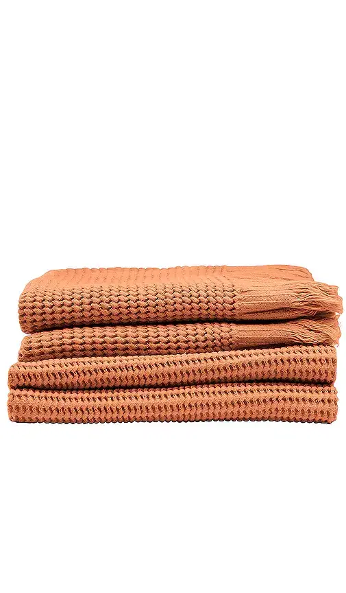 House No. 23 Ella Waffle Towel