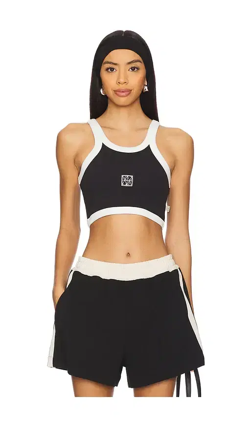 Araminta James Monogram Cropped Tank