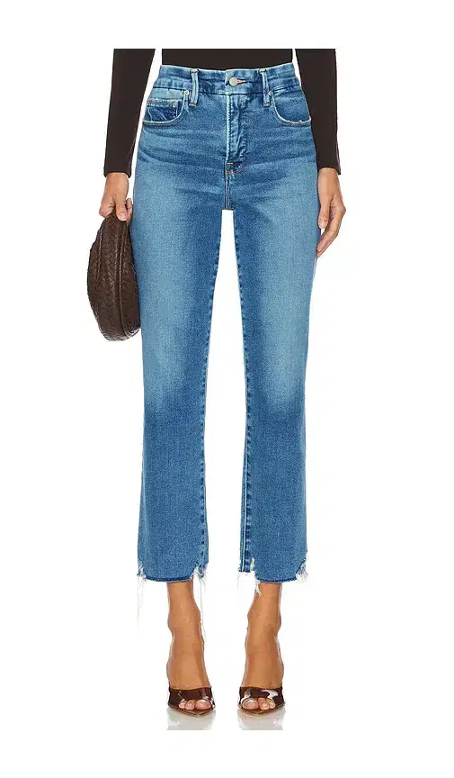 Good American Good Legs Straight Jeans