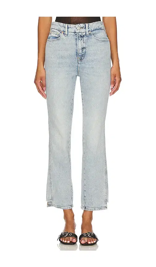 Good American Good Curve Straight Jeans