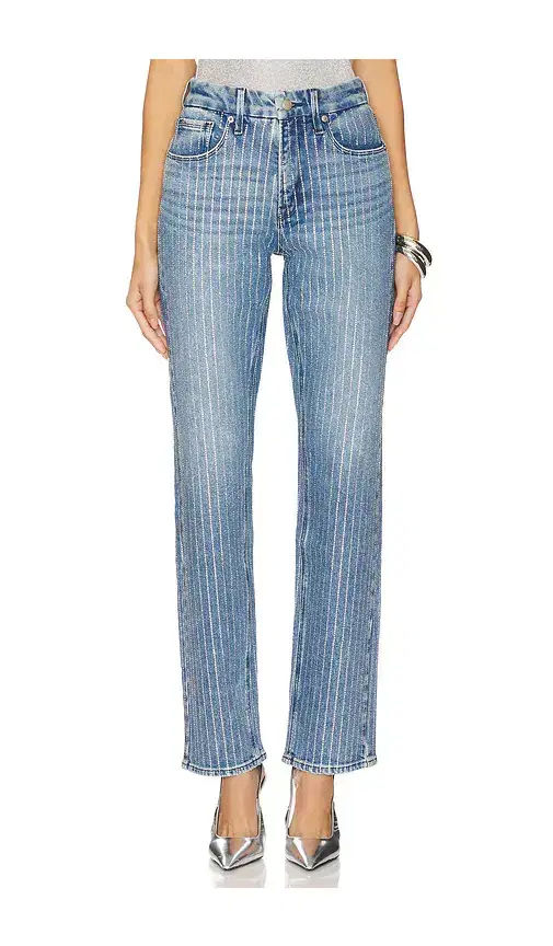Good American Good Icon Rhinestone Jeans