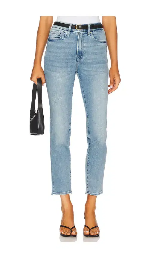 Good American Always Fits Good Classic Slim Straight Jeans