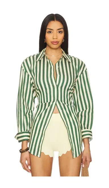 SIMONMILLER Loch Poplin Button Up | Thumbnail 2 SIMONMILLER Loch Poplin Button Up | Thumbnail 2