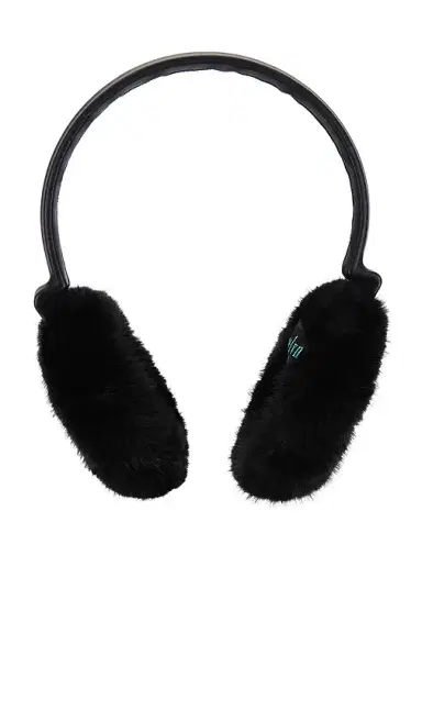 JOCELYN Faux Mink & Leather Earmuffs | Thumbnail 2 JOCELYN Faux Mink & Leather Earmuffs | Thumbnail 2