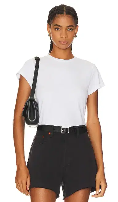 AGOLDE Adine Shrunken Tee | Thumbnail 1
