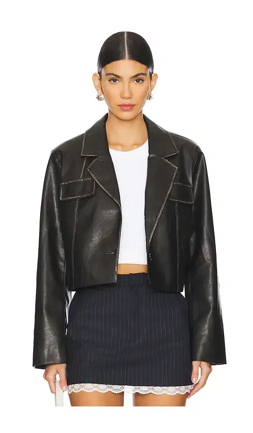 Blakely Faux Leather Jacket