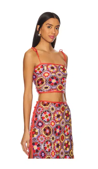 Agua Bendita X Revolve Vicky Crop Top | Thumbnail 2