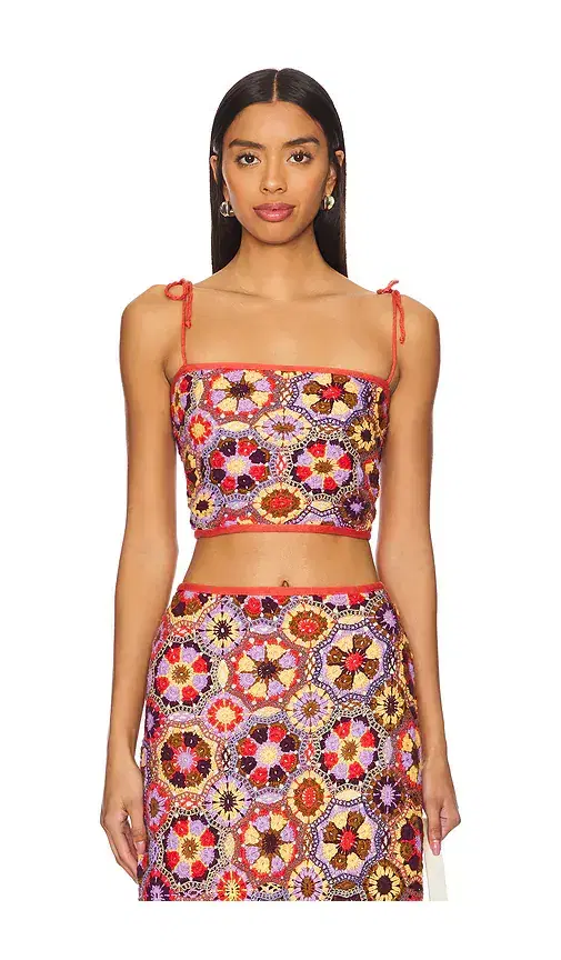 Agua Bendita X Revolve Vicky Crop Top