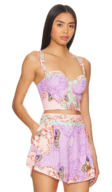 Agua Bendita x REVOLVE Lupe Crop Top | Thumbnail 2