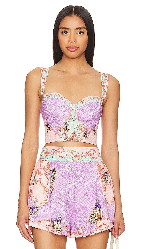 Agua Bendita x REVOLVE Lupe Crop Top