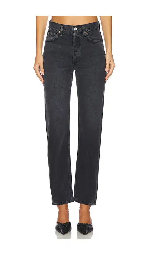AGOLDE 90's Pinch Waist High Rise Straight Jeans