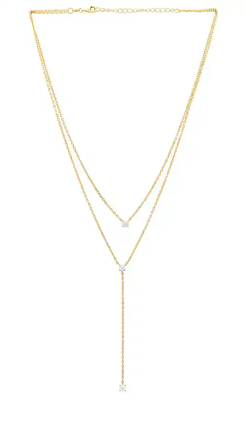 Solitaire Layered Lariat