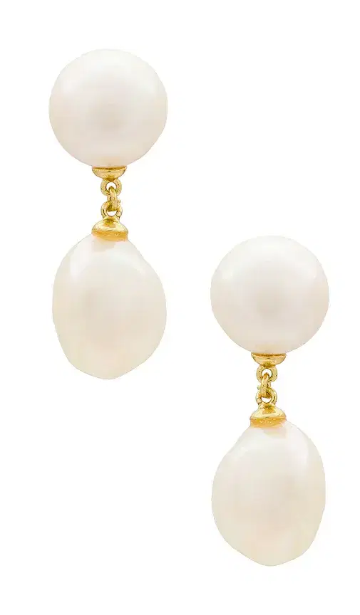SHASHI Pearl Drop Earring