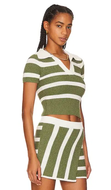 L'Academie Drea Striped Knit Top | Thumbnail 2