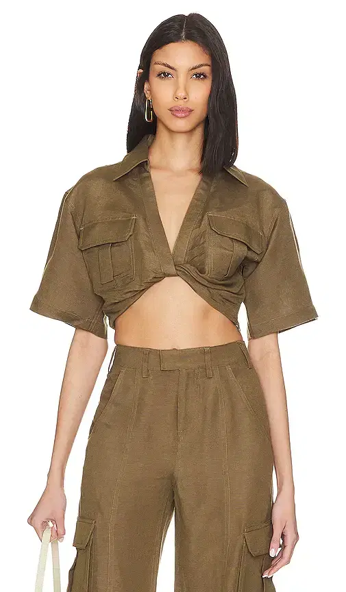 The Chrisa Crop Blouse