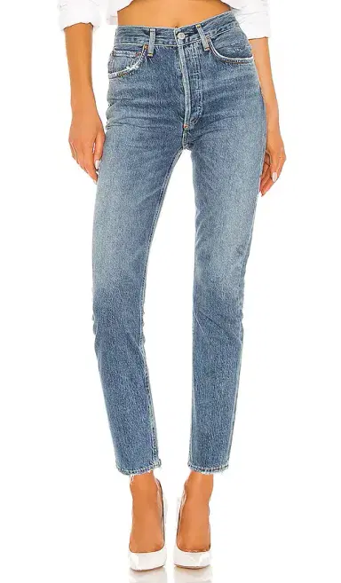 AGOLDE Riley High Rise Straight Crop Jeans | Thumbnail 1 AGOLDE Riley High Rise Straight Crop Jeans | Thumbnail 1