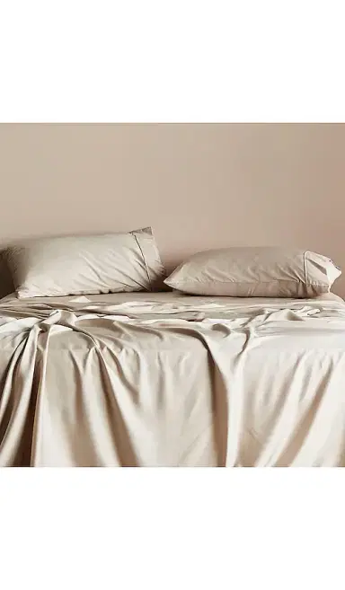 Ettitude Twin XL Sateen Solid Sheet Set | Thumbnail 2