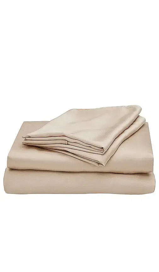 Twin XL Sateen Solid Sheet Set
