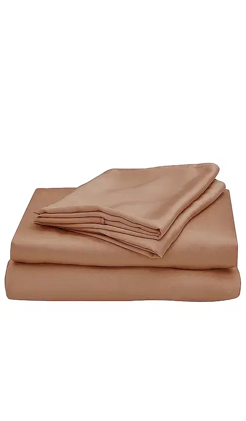 Ettitude King Sateen Solid Sheet Set