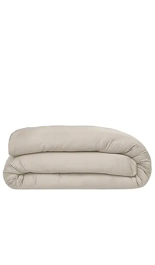Ettitude Twin Sateen Solid Duvet Cover