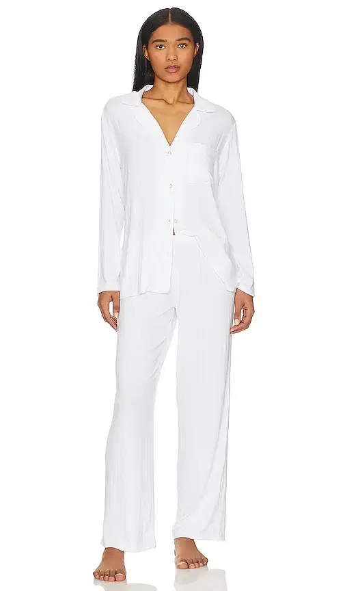 Gisele Rib Long PJ Set