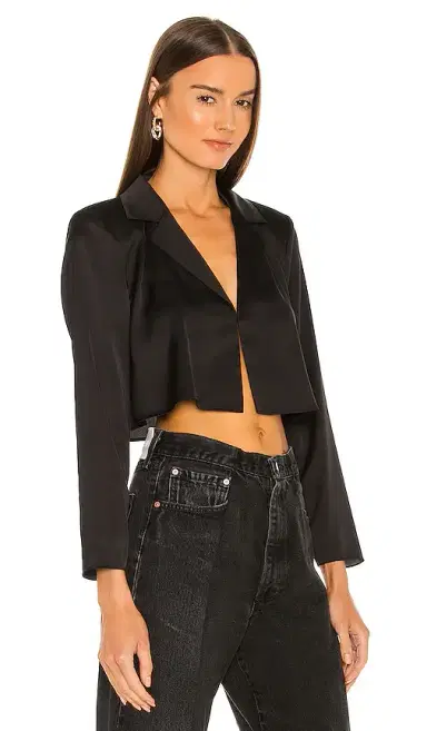 L'Academie The Leona Crop Blouse | Thumbnail 2 L'Academie The Leona Crop Blouse | Thumbnail 2