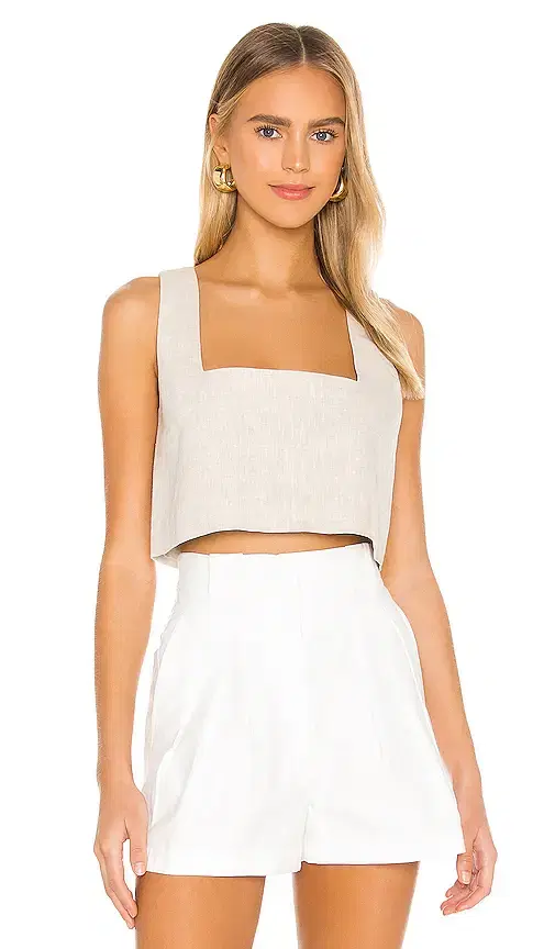 L'Academie The Rochelle Crop Top