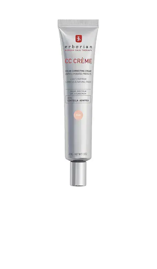 erborian CC Cream Color-Corrector for Natural Luminous Finish with Korean Centella Asiatica Extract