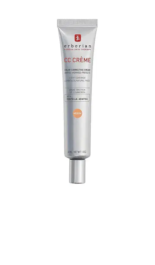 erborian CC Cream Color-Corrector for Natural Luminous Finish with Korean Centella Asiatica Extract