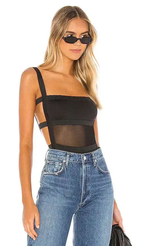 superdown Camille Strappy Back Bodysuit