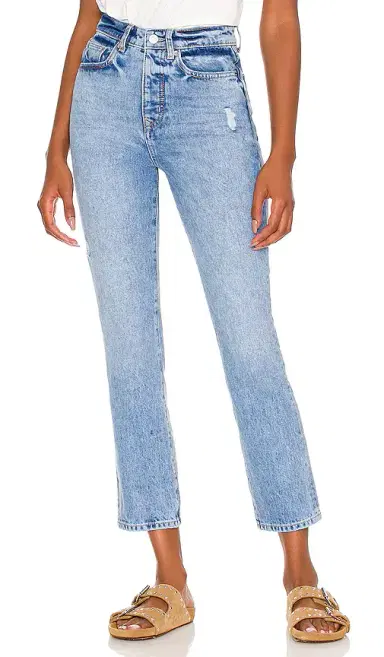 Lovers and Friends Reece High Rise Slim Straight Jeans | Thumbnail 1 Lovers and Friends Reece High Rise Slim Straight Jeans | Thumbnail 1