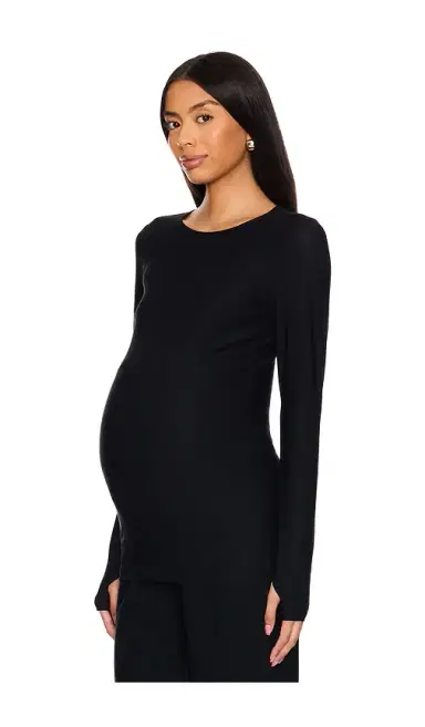 Beyond Yoga Featherweight Count On Me Maternity Crew Pullover Top | Thumbnail 1 Beyond Yoga Featherweight Count On Me Maternity Crew Pullover Top | Thumbnail 1