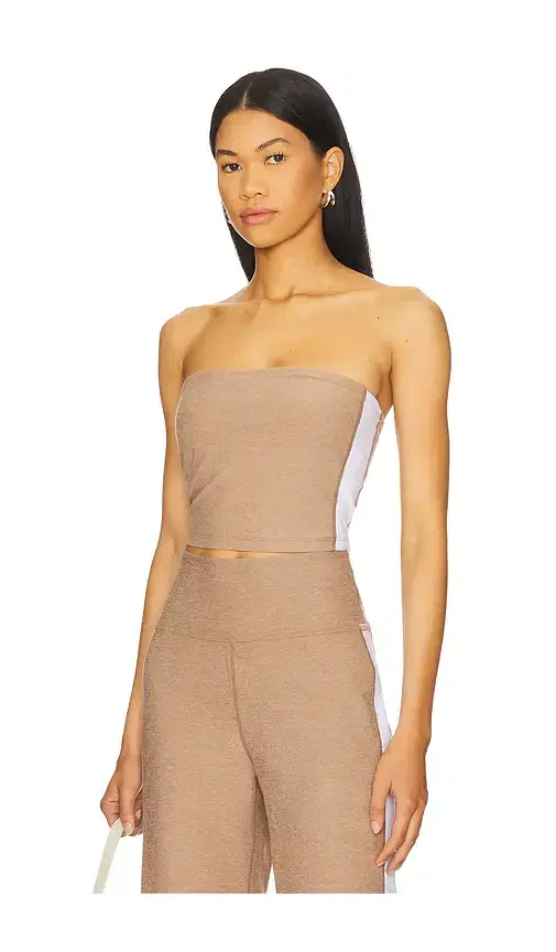 Spacedye Strapless Stripe Top
