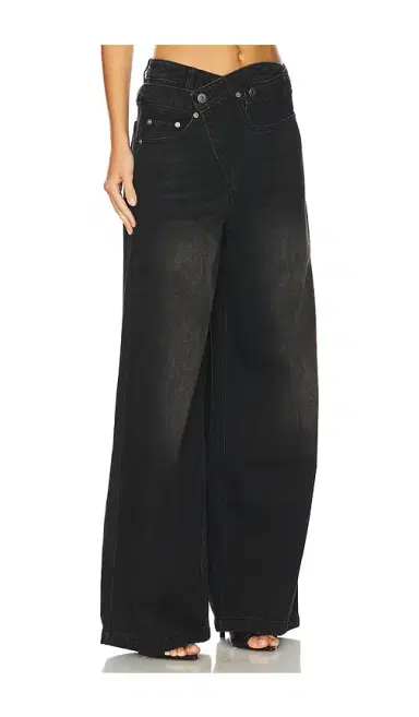 MARRKNULL Wrapped Wide Leg Jeans | Thumbnail 2 MARRKNULL Wrapped Wide Leg Jeans | Thumbnail 2