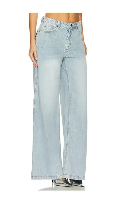 MARRKNULL Hollow Out Wide Leg Jeans | Thumbnail 2