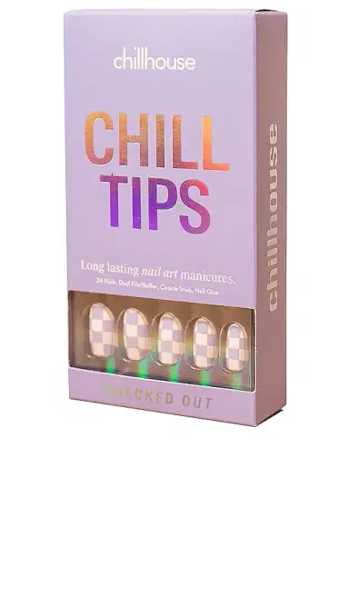 Chillhouse Checked Out Chill Tips Press-On Nails | Thumbnail 1