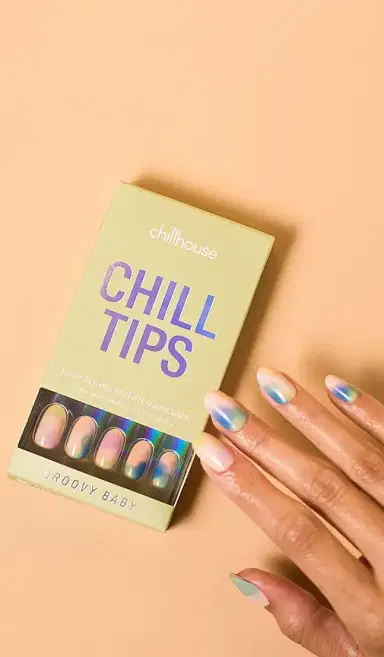 Chillhouse Groovy Baby Chill Tips Press-On Nails | Thumbnail 2