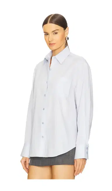 LaQuan Smith Oversized Button Down Shirt | Thumbnail 2