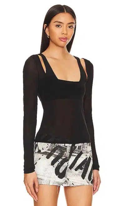 Lovers and Friends Ula Sheer Top | Thumbnail 2