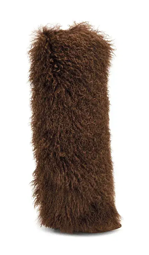 Furry Stiletto Boot