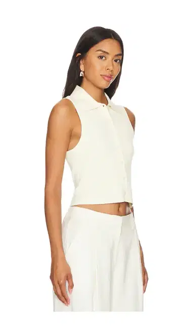 Lovers and Friends Esti Sleeveless Polo Vest Top | Thumbnail 2 Lovers and Friends Esti Sleeveless Polo Vest Top | Thumbnail 2