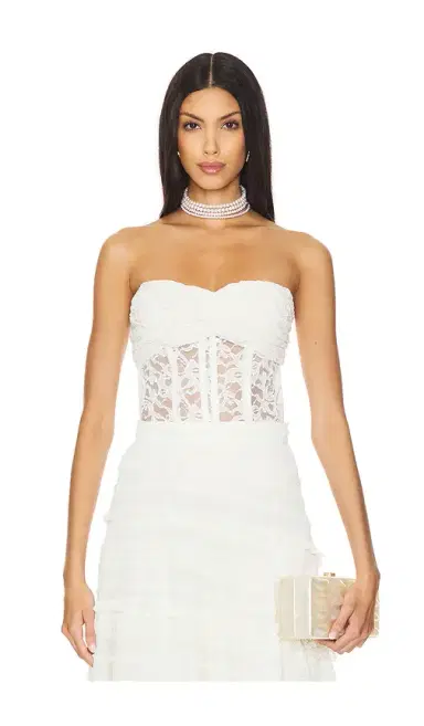 ROKH Twisted Knot Laced Corset | Thumbnail 1