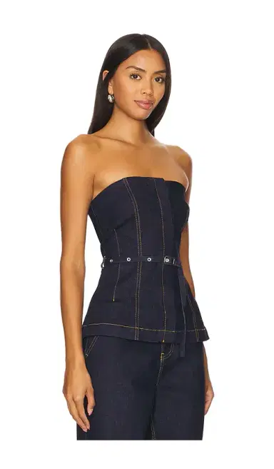 SOVERE Dusk Denim Bodice | Thumbnail 2