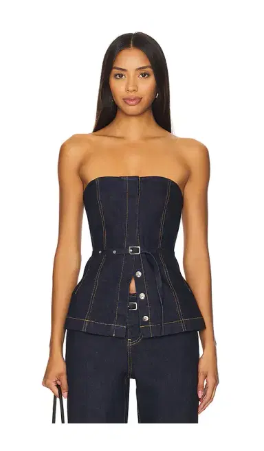 SOVERE Dusk Denim Bodice | Thumbnail 1