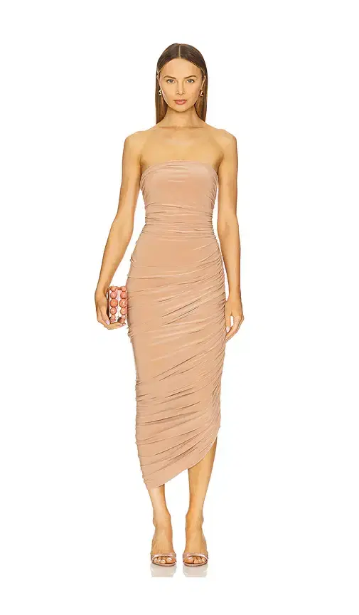 Norma Kamali Diana Strapless Gown