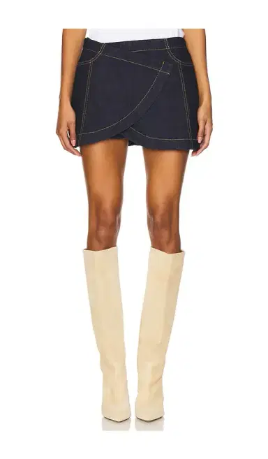 SOVERE Dusk Denim Skort | Thumbnail 1
