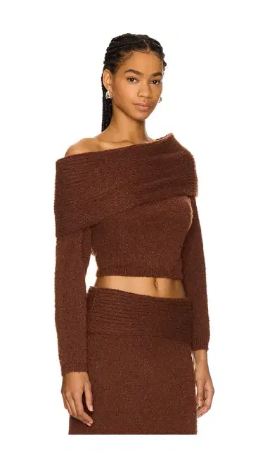 SOVERE Sanna Off Shoulder Sweater | Thumbnail 2